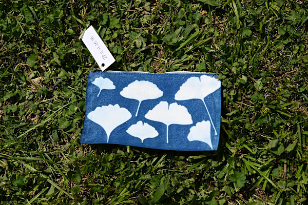 Ginkgo Leaf Zipper Pouch by Emily Ruffner Hillhouse, Image 1.