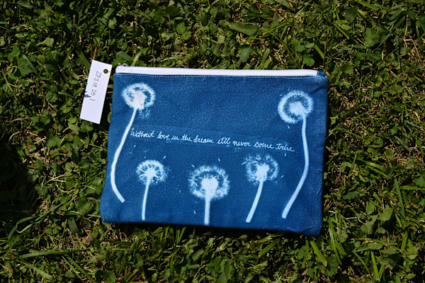 Grateful Dead Lyric Zipper Pouch by Emily Ruffner Hillhouse, Image 1.