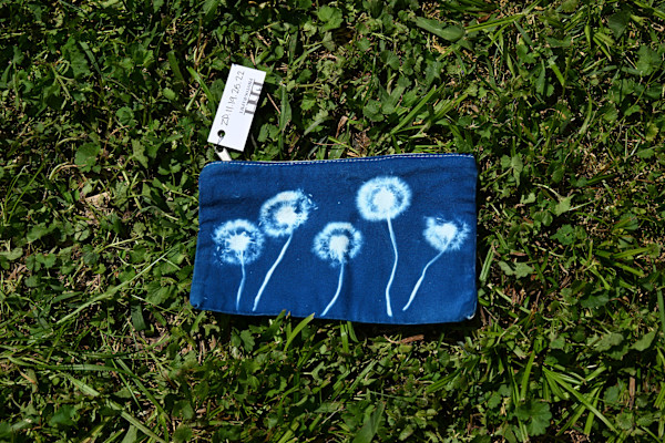 Dandelion Zipper Pouch by Emily Ruffner Hillhouse