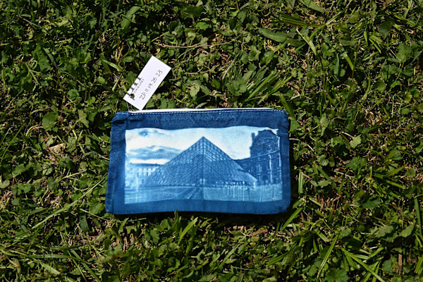 France Zipper Pouch by Emily Ruffner Hillhouse