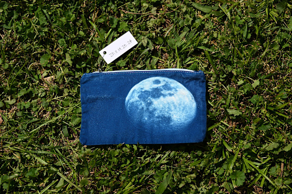 Moon Zipper Pouch by Emily Ruffner Hillhouse