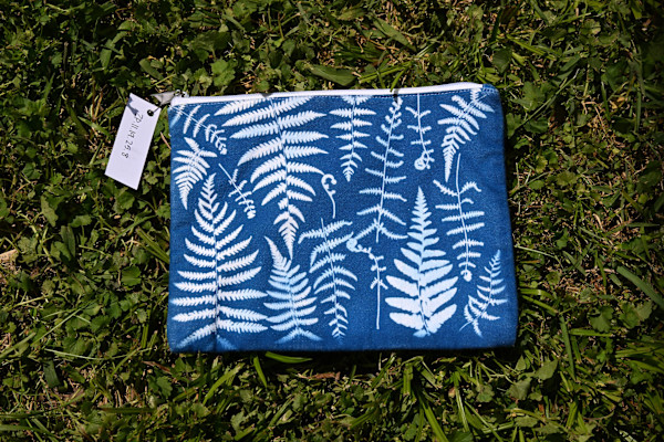 Fern Zipper Pouch by Emily Ruffner Hillhouse
