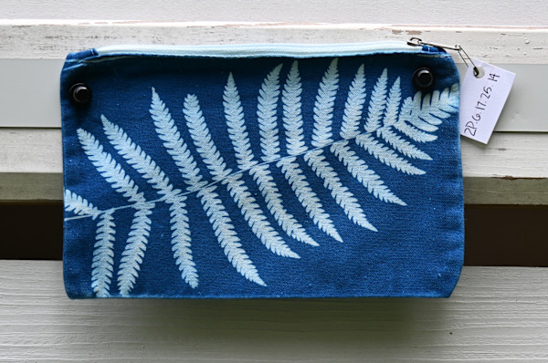 Fern Zipper Pouch by Emily Hillhouse