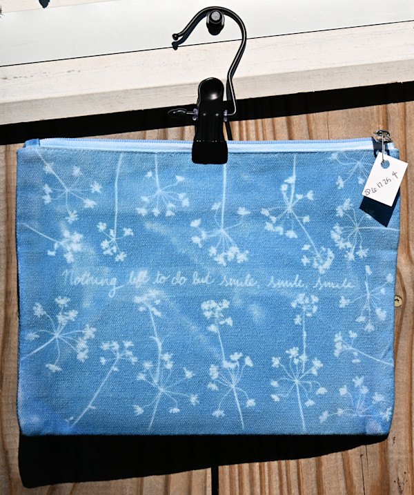 Smile Zipper Pouch by Emily Hillhouse