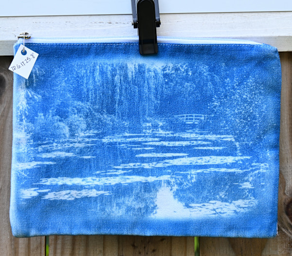 Monet's Garden at Giverny Zipper Pouch by Emily Hillhouse