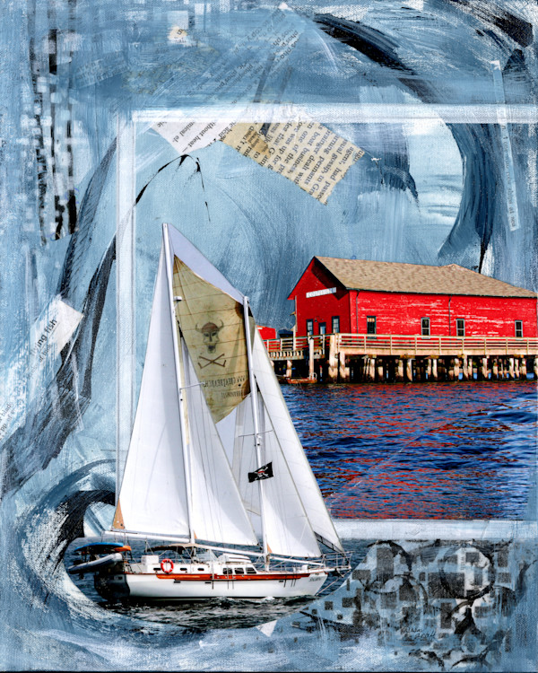 Coupeville Wharf III by Lisa Graff