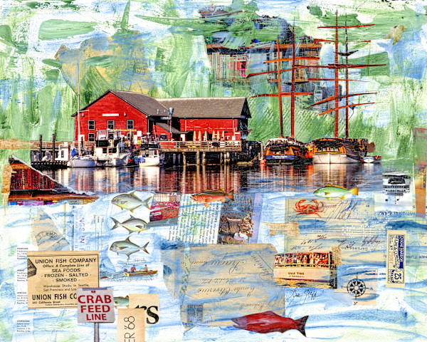 Coupeville Wharf by Lisa Graff