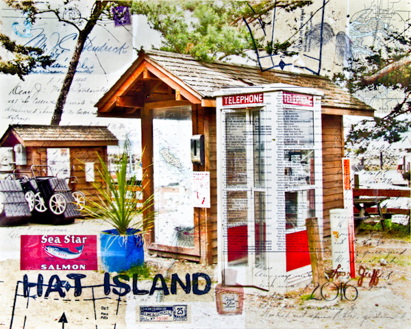Hat Island Phone Booth - 2016 by Lisa Graff