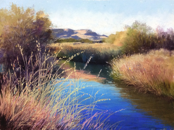 Blitzen River At The P Ranch by Gretha Lindwood