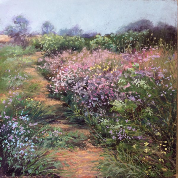 Path Through Coastal Wildflowers II by Gretha Lindwood