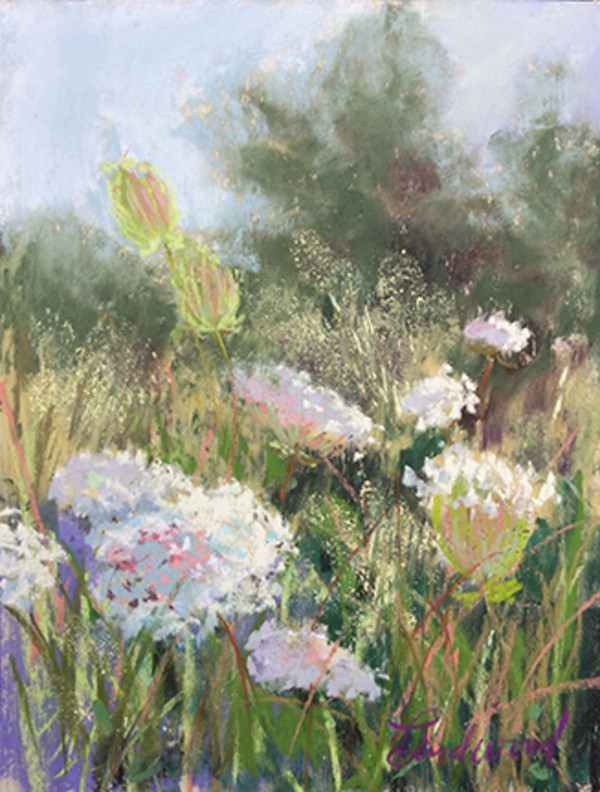 Lace And Weeds II by Gretha Lindwood