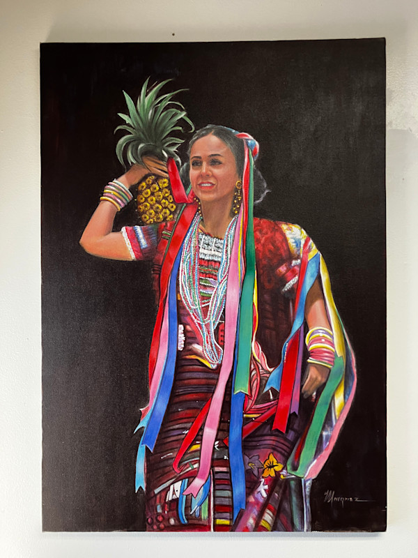 Mujer contraje y piña by Paulino Marquez