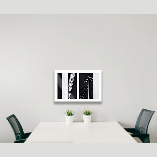 Street Lines #04: Uncontrolled White Proof 1 by Susan Bowen
