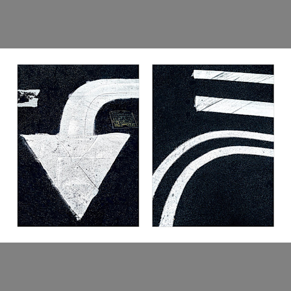 Street Lines #02: Arrow and Curved Line by Susan Bowen, Image 1.