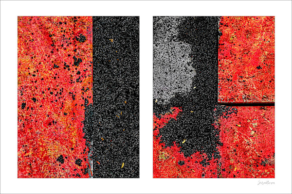 Seeing Red #03: Macadam and Steel by Susan Bowen