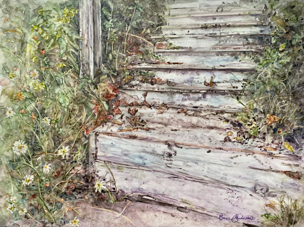 Lakeside Beach Stairs by Cheryl Ann Boc-Chidester