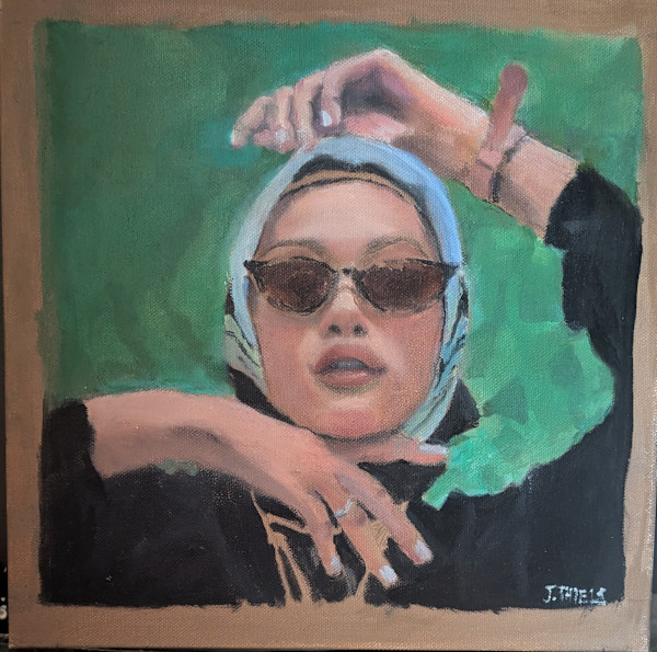 Young Malaysian woman by John Thiels