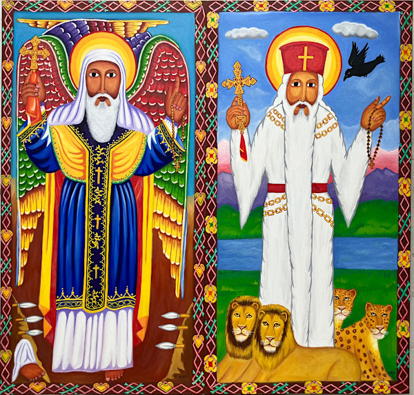 St Yared By K Haile Maskel Artwork Archive
