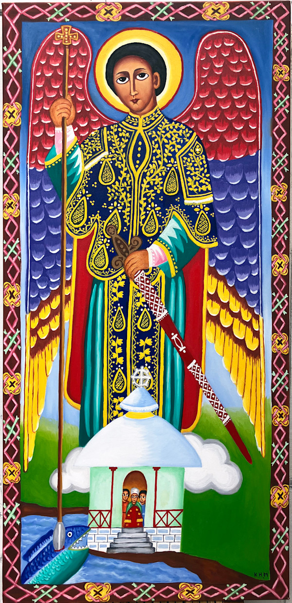 Archangel St. Raphael – The Whale and the Church by K. Haile Maskel