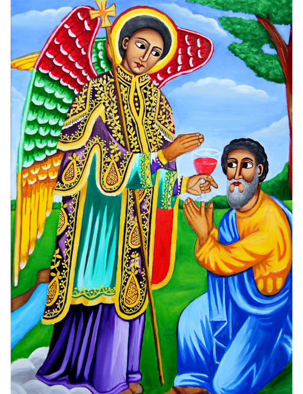 Archangel St. Uriel (Qidus Urael) by K. Haile Maskel