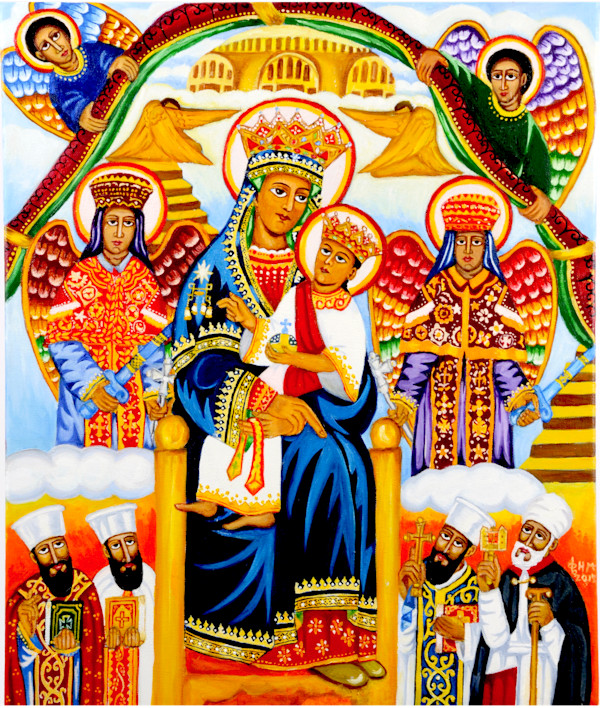 St. Mary and Child (Our Lord) by K. Haile Maskel