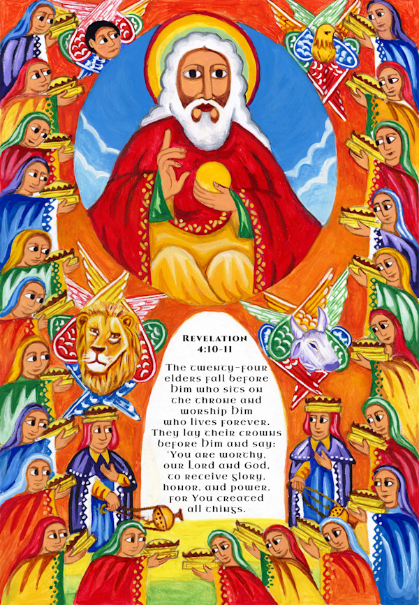 Egziabhir Ab Enthroned – Revelation 4:10–11 by K. Haile Maskel