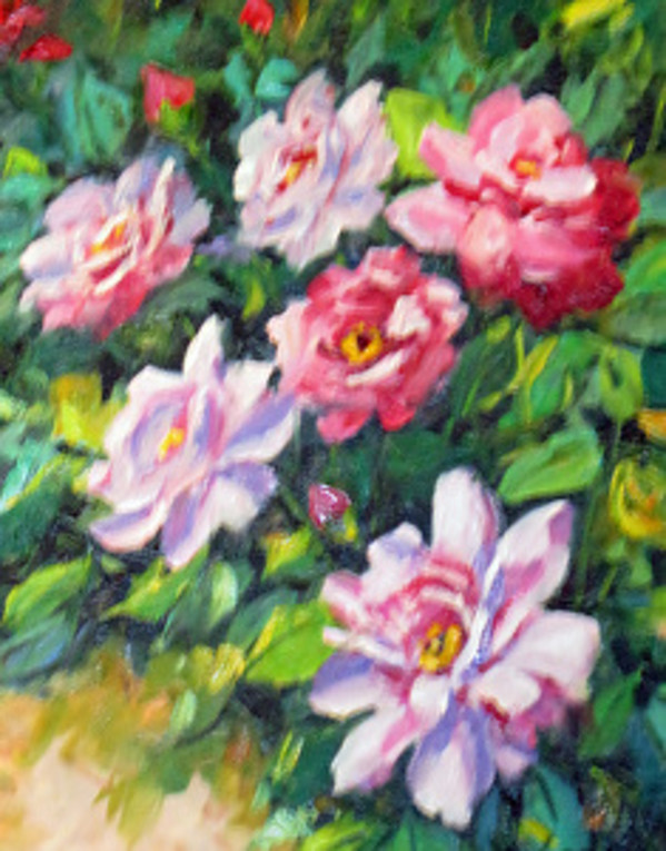 Botanical Rose Garden by Diane K. Hewitt