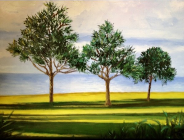 Three Trees In  Bermuda by Diane K. Hewitt