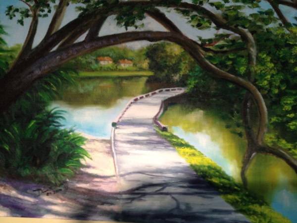 Bent Tree Path by Diane K. Hewitt