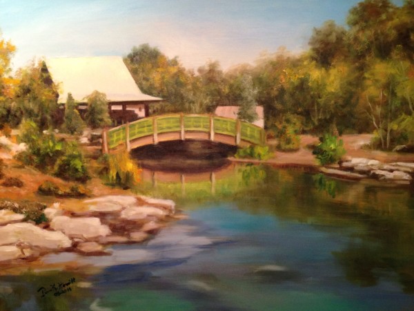 Bridge Over Koi by Diane K. Hewitt