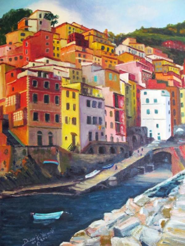 Rio Maggiore-Cinque Terre, Italy by Diane K. Hewitt