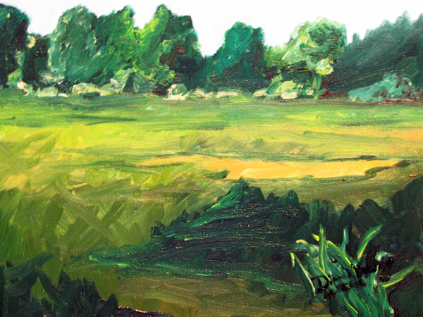 Abstracted Golf Course by Diane K. Hewitt