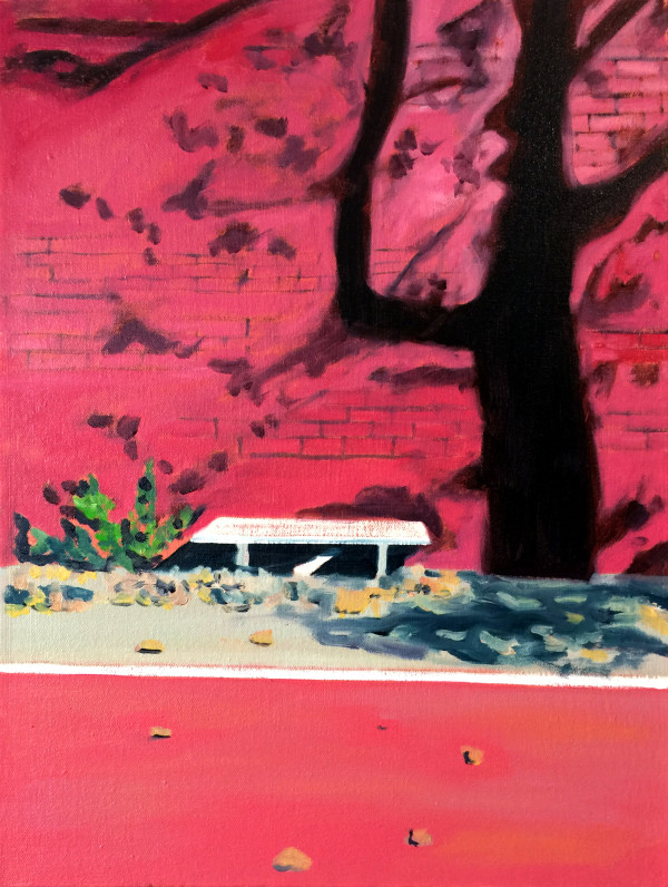 Red Wall by Mathew Tucker