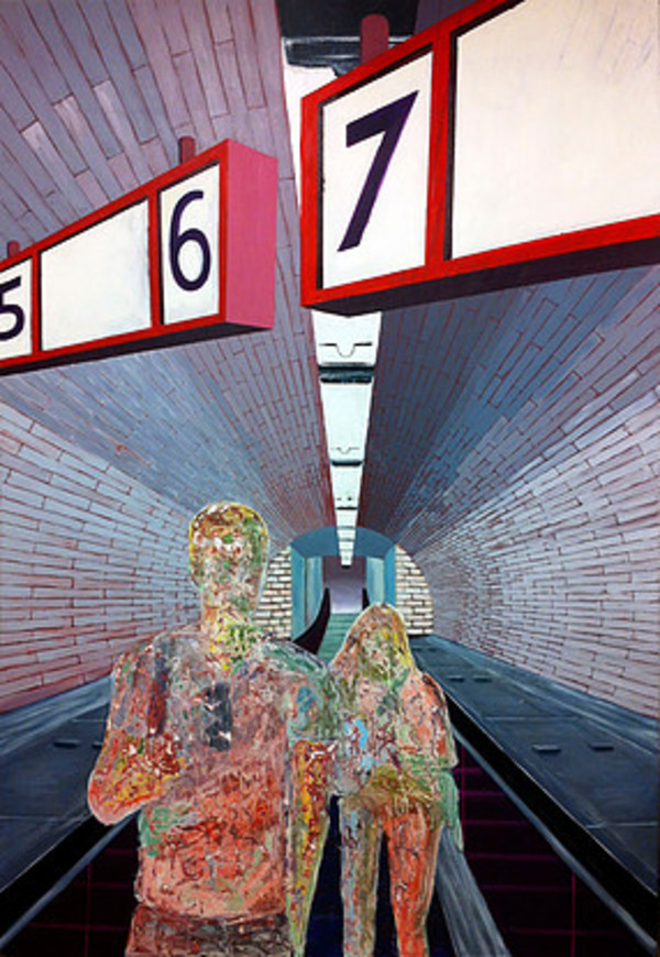Subway Escalator by Mathew Tucker