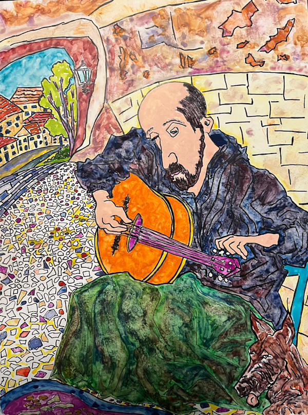 The Guitar Player by Don Barnett