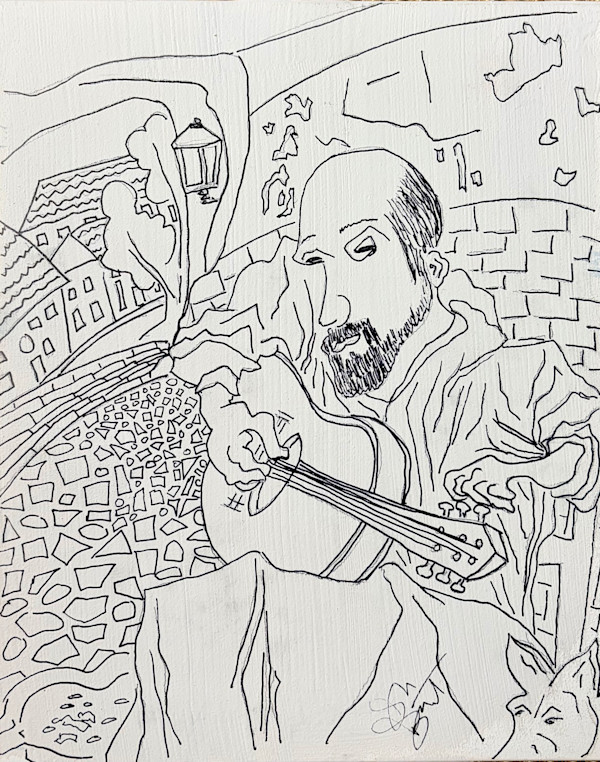 The Guitarist by Don Barnett, Image 1.