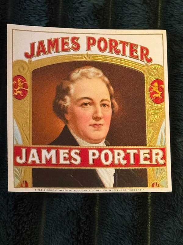 JEAN VALJEAN Cigar Box Label (Label Only) from the collection of The ...