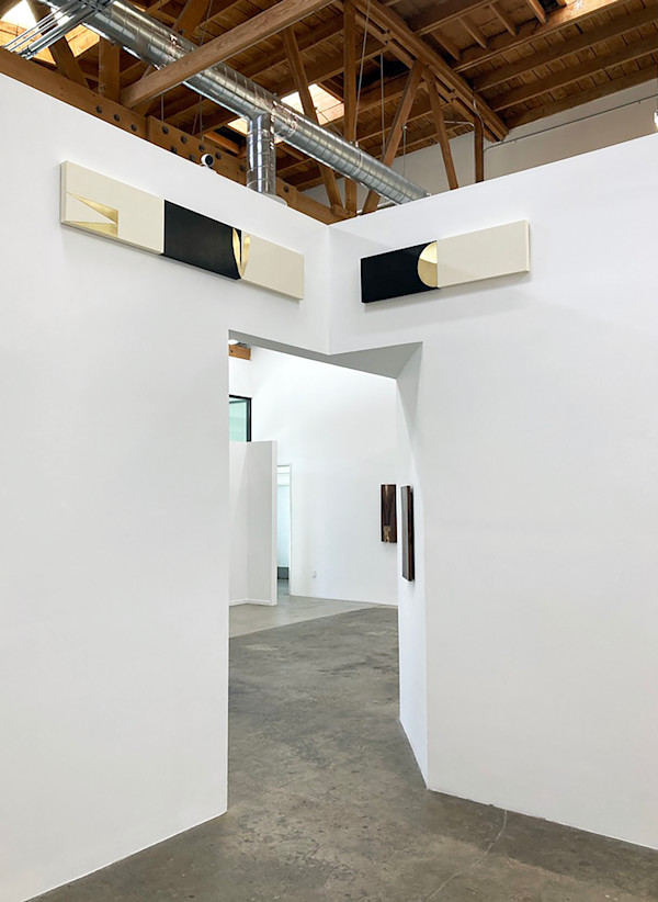 Alternating Frieze (Ivory, Black, Brass) by Elspeth Schulze