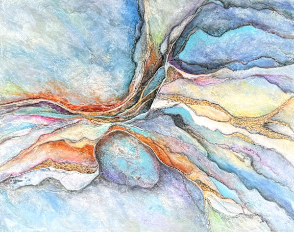 The Meeting of Layers by Danuta Bennett by Danuta  Bennett, Image 1.