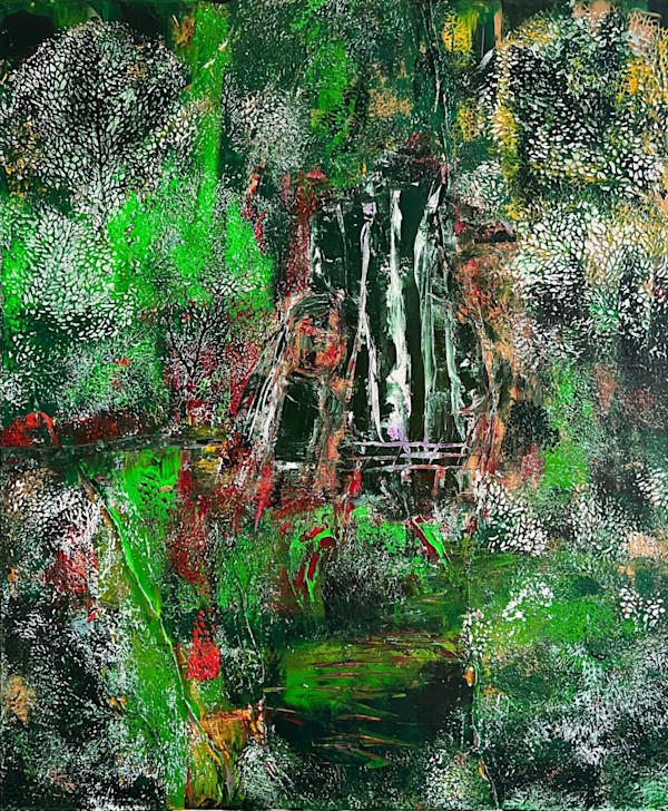 Evolution of the senses 16  oil on canvas, 120 cm x 100 cm by Elvira Heimann