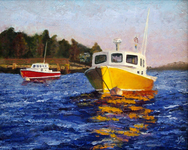 Boothbay Boats (2) by Jennifer Gorman-Strawbridge