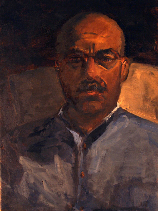 Figure Study, Chambray (Dave) by Jennifer Gorman-Strawbridge