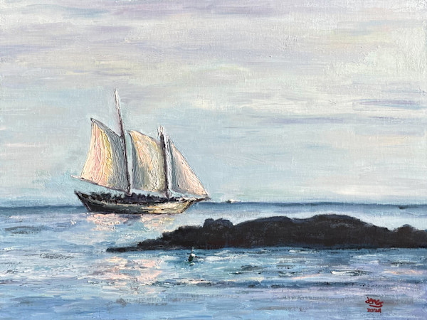 Eastwind Schooner by Jennifer Gorman-Strawbridge