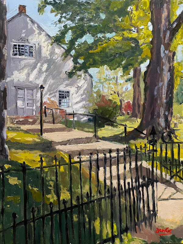 Morning Light in the Churchyard by Jennifer Gorman-Strawbridge