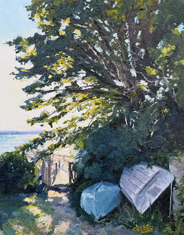 Glare Off Linekin Bay, Boothbay Harbor by Jennifer Gorman-Strawbridge, Image 1.