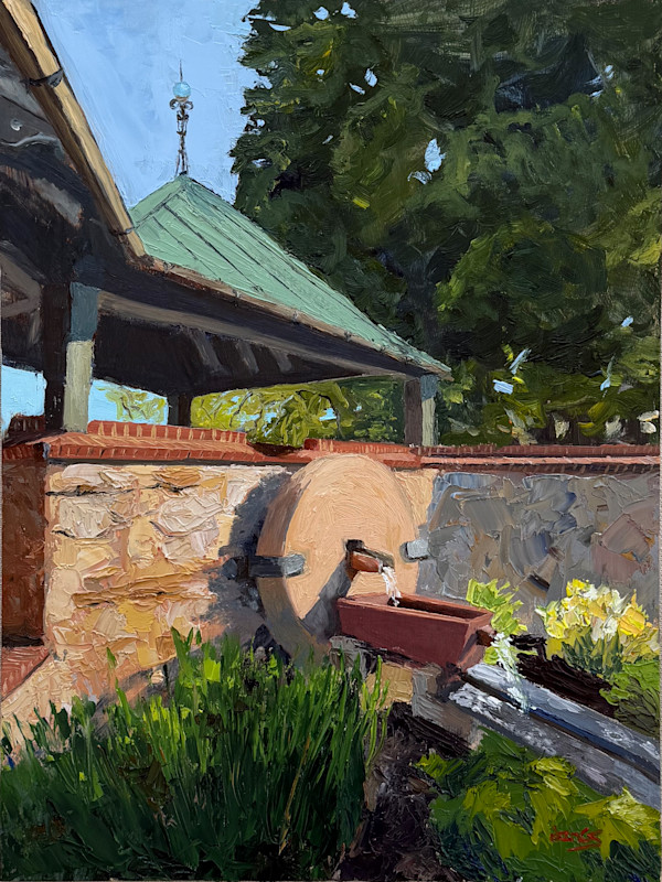 Sunlit Courtyard by Jennifer Gorman-Strawbridge, Image 1.