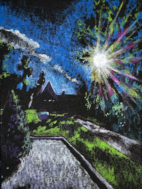 Sanctuary, Petite Original 3 by 4 inches by Wendy Born