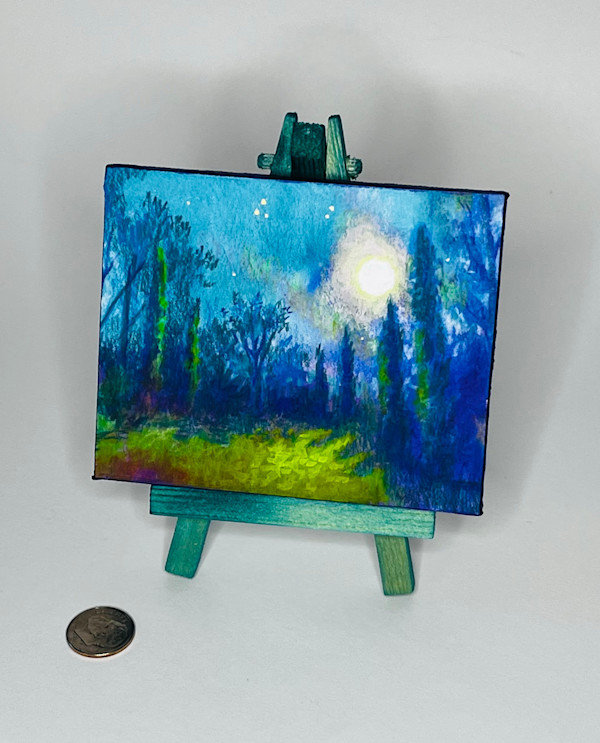 Magic Hour, Petite Original 3 by 4 inches by Wendy Born