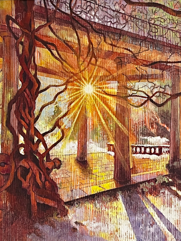 Winter Sun Tangle by Wendy Born