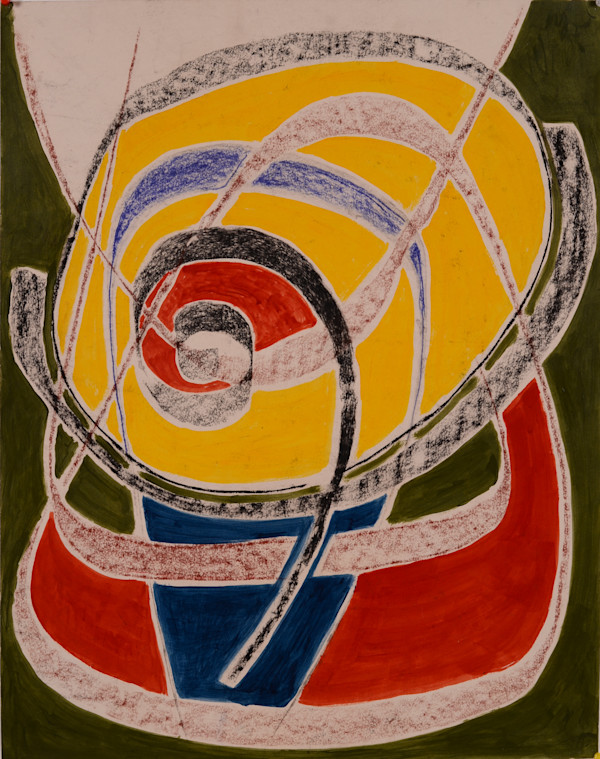 Red and Yellow Swirl by Aditya Prakash